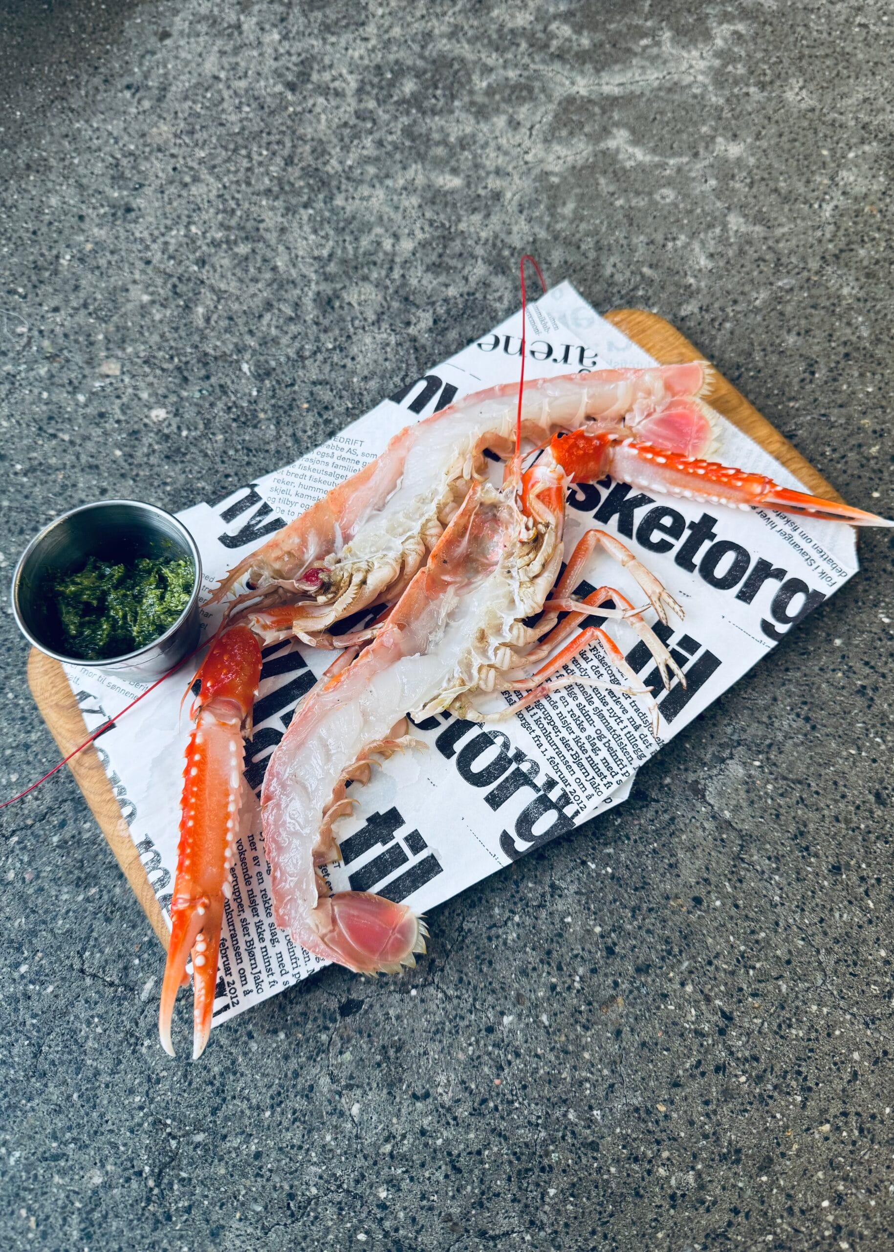 Sjøkreps rå, renset