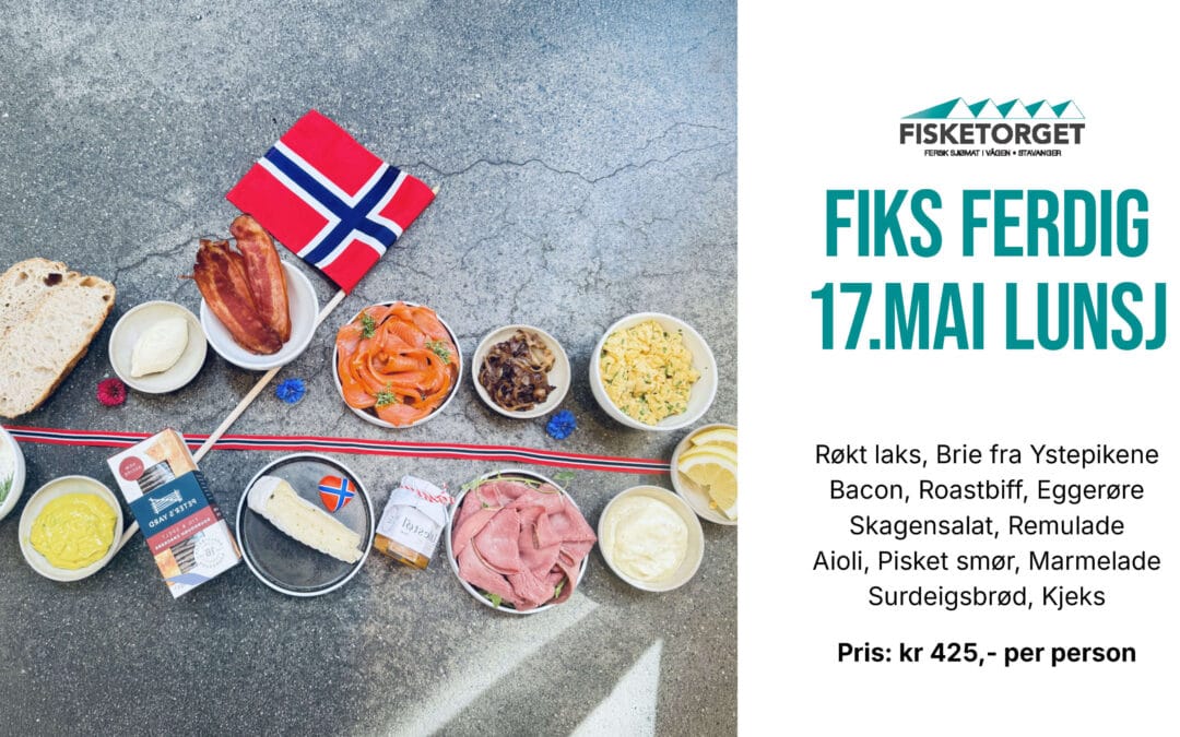 Bestill 17.mai lunsj fra Fisketorget