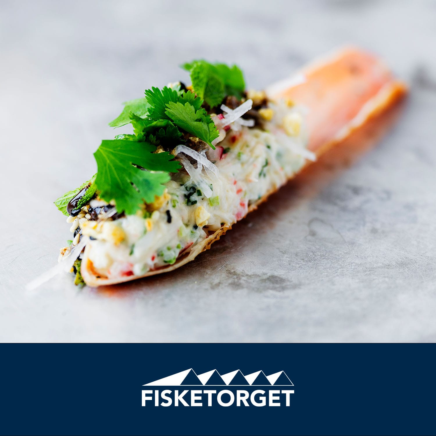 Snøkrabbe ”SKAGEN” med asiatiske smaker